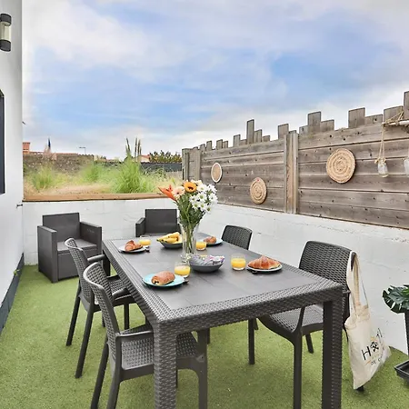 펜션 L'airial - Maison Idealement Situee Entre Commerces Et 울론 쉬르 메르